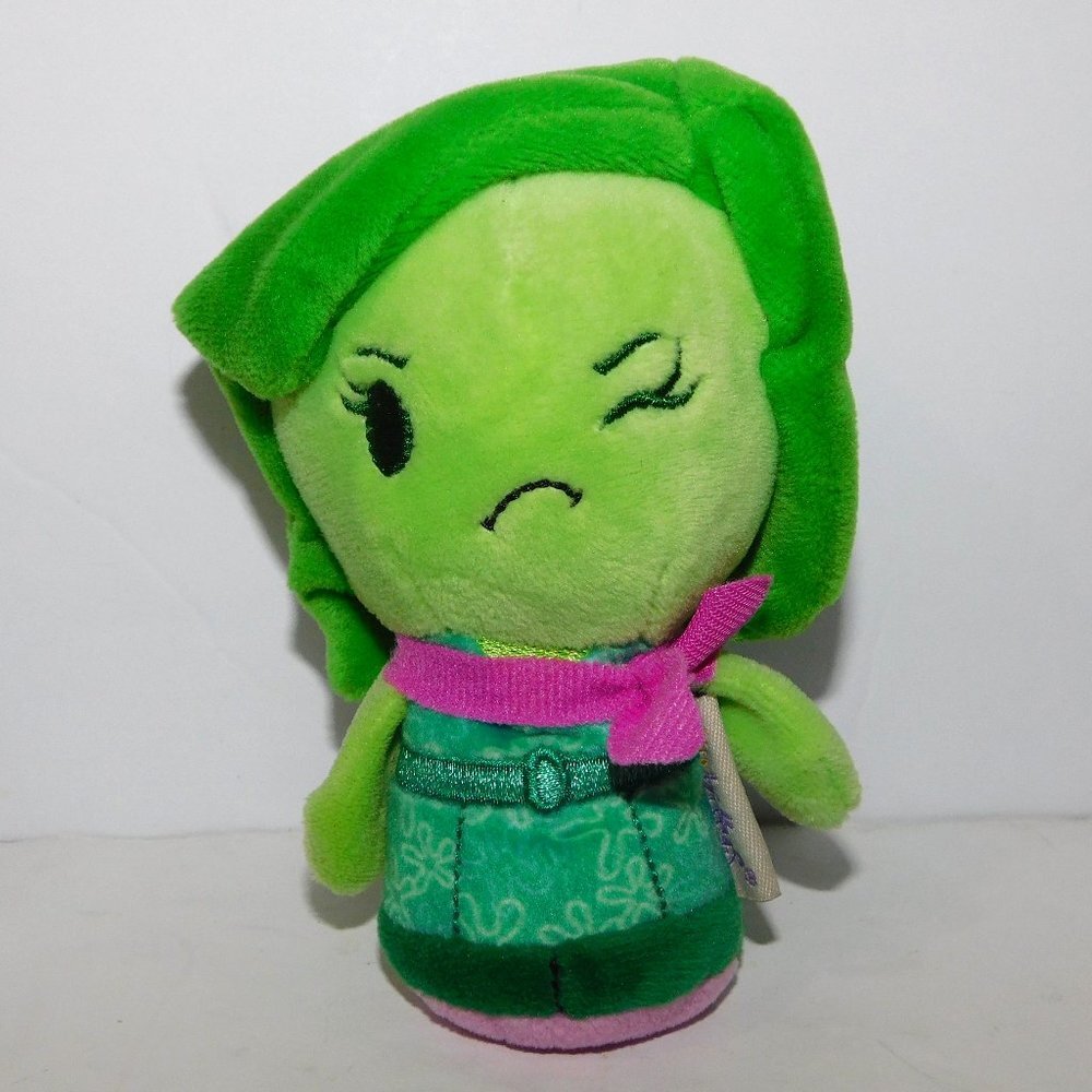 Hallmark Itty Bittys Disney Inside Out Disgust Green Envy 5" Plush